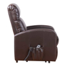 Sillon lifter Reclinable Electrico 3 posiciones de PU Espresso