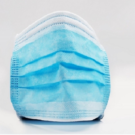 Cubrebocas Desechable  de 3 Capas Medstar Desechable Azul caja c/50 pi