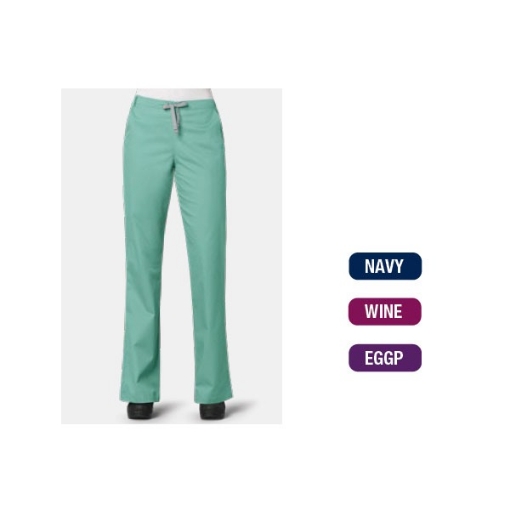 Pantalon Wonderwink, Para Mujer, De Campana, Vino