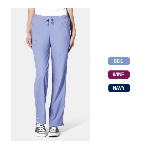 Pantalon Wonderwink, Para Mujer, W23 con Cinta, Vino