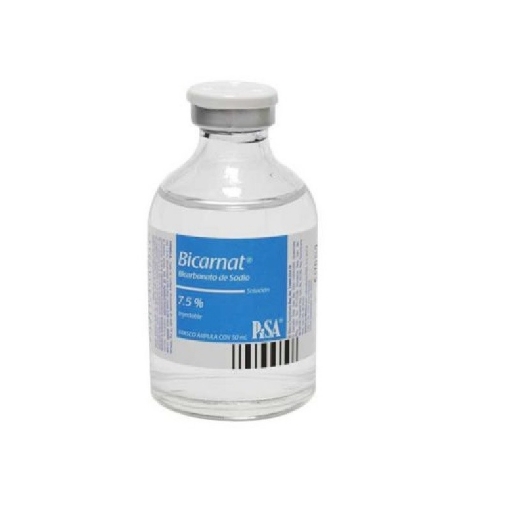 Bicarnat Solución Inyectable 7.5% Frasco de 50ml