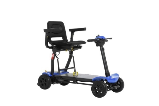 Scooter Infinity pleable con ruedas color azul