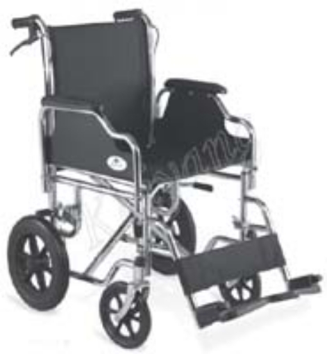 Silla de traslado Infinity brazos abatible y descansa pies desmontables