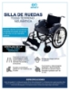 Silla de ruedas Infinity tipo todo terreno, llanta neumatica