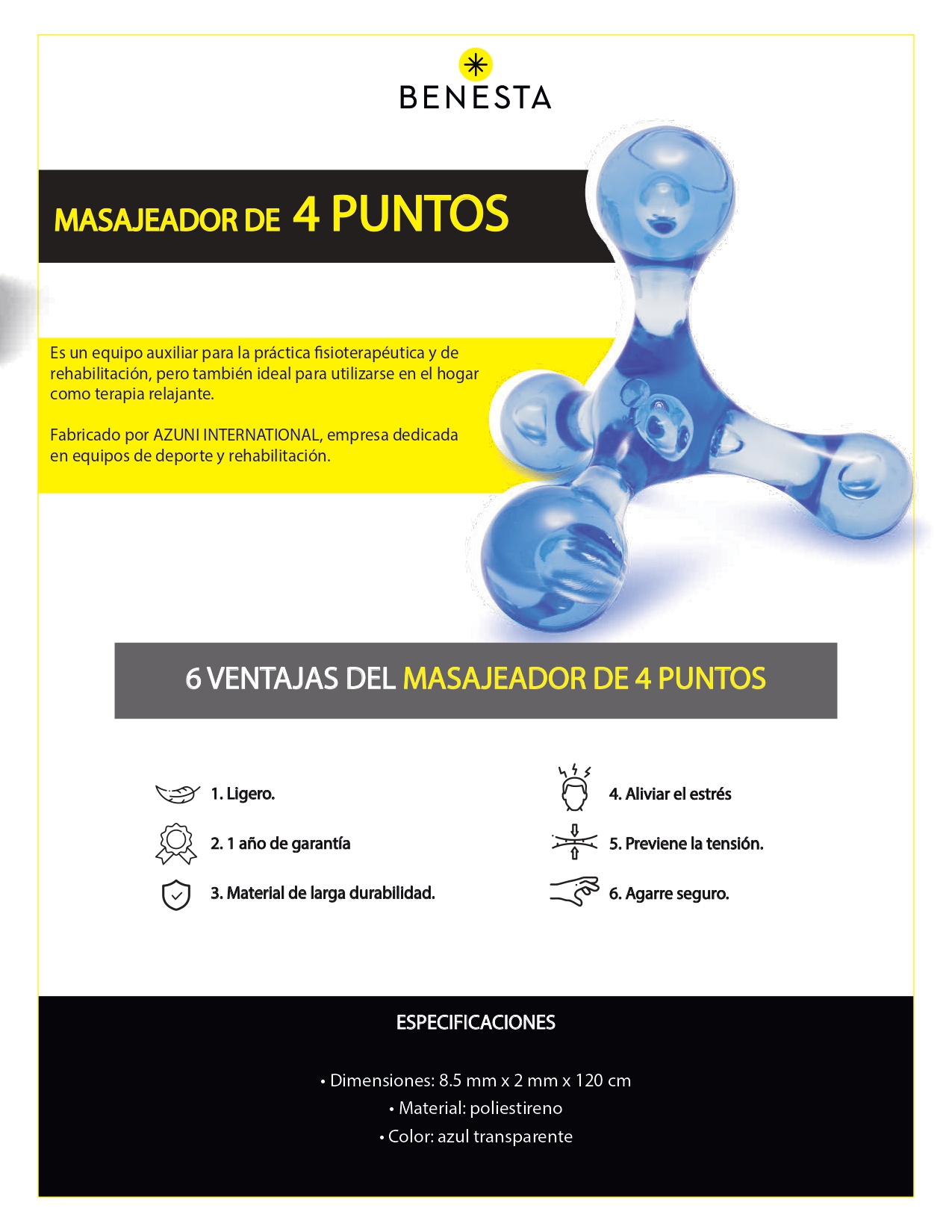 masajeador facial benesta