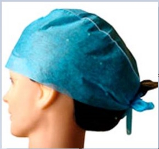 Gorro desechable para cirujano pmd bolsa con 25 pi