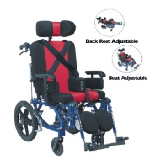 Silla de ruedas Infinity para paralisis cerebral adulto