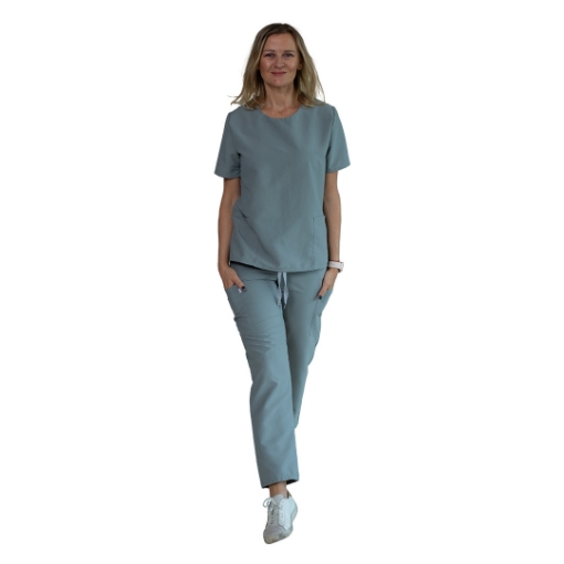 Uniforme Medico Scrubbies Pop Antifluidos Color Gris