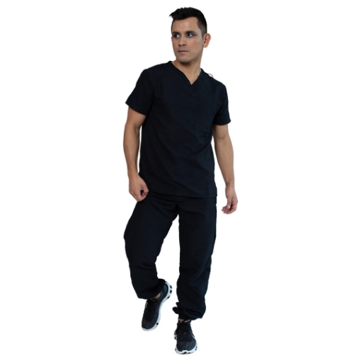 Uniforme Medico Scrubbies Trap Antifluidos Color Negro