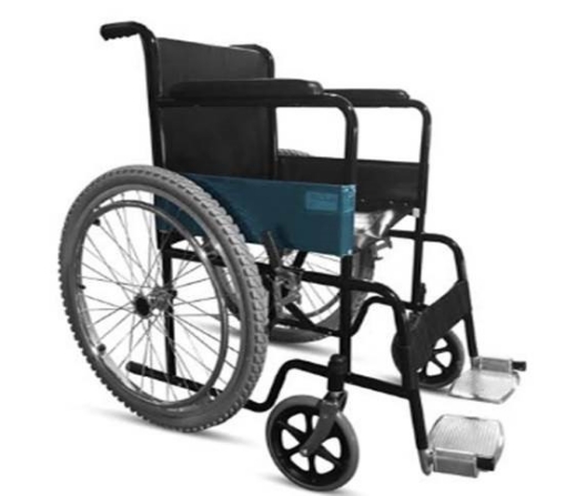 Silla de ruedas Rider de acero con descansa brazos de aluminio ruedas todo terreno