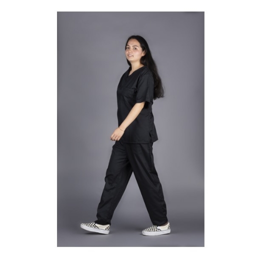 Uniforme Medico Med Wear Atlantic Unisex, Color Negro