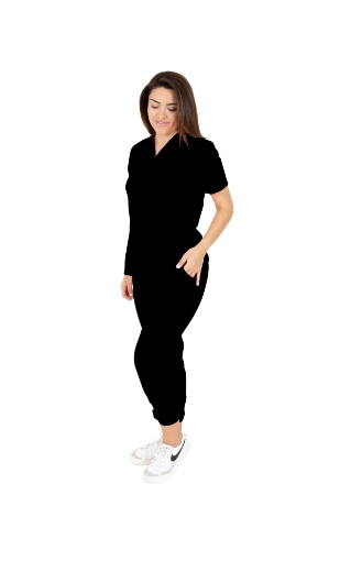 Uniforme Medico Antifluidos Pacific negro Medwear