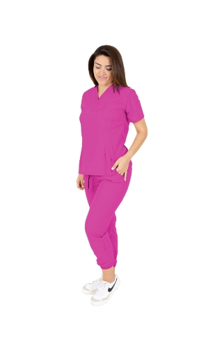 Uniforme Medico Antifluidos Pacific rosa hot Medwear