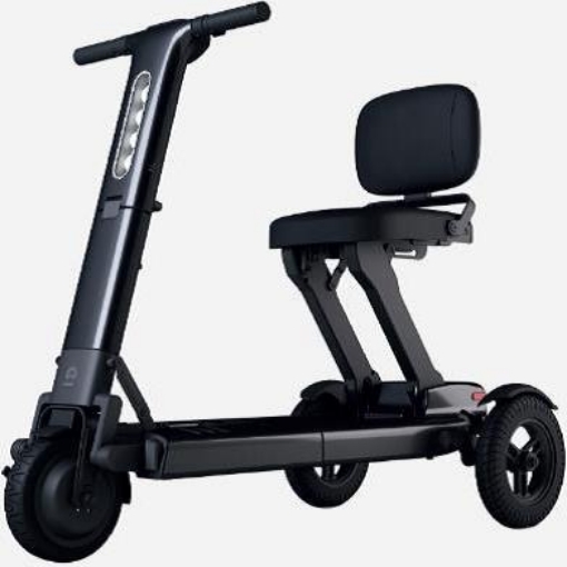 Scooter electrico Infinity de tres ruedas con freno electromagnetico aluminio