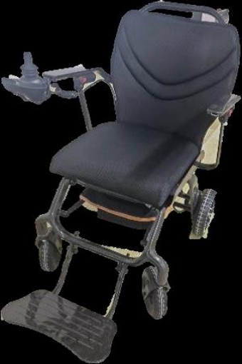 Silla de ruedas electrica ultraligera infinity de fibra de carbono 9 pulgadas soporta 120 kg