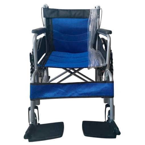 Silla de ruedas infinity descansabrazos y descansa piernas fijos 100 kg